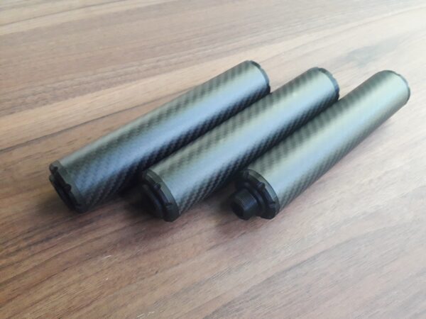 Carbon Fiber Moderator .177 - .22